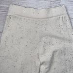 Cotton Candy LA pull on loungewear pants Cream color with grey/black accents Photo 4