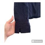 Draper James  RSVP Navy Blue Textured Cotton Rayon Blazer // Size Medium Photo 1