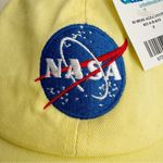 NASA Dad Hat Mens Womens Pastel Yellow Adjustable Fun Space Science Novelty Gift Photo 2