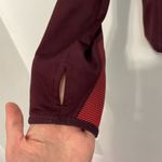 Under Armour UA Fitted ColdGear Reactor Graphic 1/2 Zip Sweatshirt Burgundy Red Photo 8