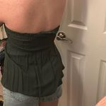 Strapless Blouse Green Size 0 Photo 1