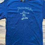Thrasher  Navy Blue Tshirt Photo 1
