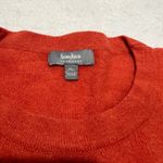 Neiman Marcus  Cashmere Crew Neck Sweater Rust Orange XL Photo 1