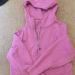 Lululemon Dahlia Mauve Scuba Oversized Half-Zip Hoodie- Size XS/S Photo 0