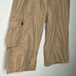 Patagonia Womens Super Cali Roll Tab Cargo Shorts Organic Cotton Size 8 Tan Photo 3