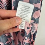 Salt Life Kaftan OSFM Navy Pink Floral Tassel Hem Coastal Boho Beach Cover Up Photo 6