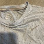 Nike  light blue cropped running shirt Photo 1