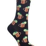Hotsox Moscow Mule Black Crew Socks Women’s Photo 1