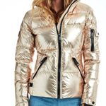 Gold SAM puffer jacket Worn once
Size XS Photo 0