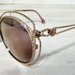 Roberto Cavalli RC1030 Cascina Rose Gold Metal Frame Mirrored Round Sunglasses Photo 3