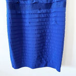 Dress Barn Collection Women’s Size 20 Cobalt Blue Party Dress Lace Pleats Holiday Photo 5