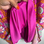 NWT Emily Wonder Pink Floral Print Tie Back Dress Sundress Multicolor Size 1X Photo 11