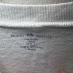 Brandy Melville Malibu California USA Cropped T-Shirt White Long Sleeve FLAW OS Photo 3