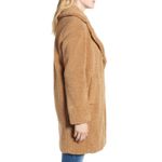Kendall + Kylie Kendal & Kylie Camel Tan Sherpa Jacket Photo 12