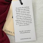 Ivanka Trump  Wine Red Crepe Flutter Midi Sleeveless Lined Formal Dress Women’s M Photo 4