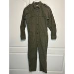 Current/Elliott  The Crew‎ Coverall Polkadot Jumpsuit Boilersuit Army Green M / 2 Photo 2