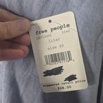 Free People We The Free Lilac Peachy Tee Lace Hem V-Neck Tank Top Size XS Photo 3