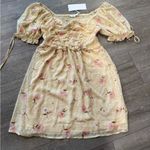 Lush Clothing Lush Floral Cream Dress Photo 7