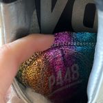 P448 Thea rainbow glitter fuzzy shoelace sneakers Photo 3