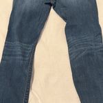 Express Jeans sz 6 faded feathered distressed cropped legging jean EUC Blue Photo 10