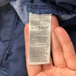 Old Navy Blue Chambray Linen Blend High Rise Slim Leg Ankle Pant L Photo 5