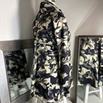 Source Unknown Elegant Black, cream, & green camouflage Long Sleeve Dress Photo 8