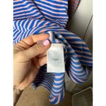 Lands' End Fleece Quarter Zip Colorful Striped Women's Long Sleeve Dress XLP Photo 5