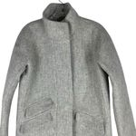 J.Crew  Cocoon Coat in Italian Stadium Cloth Wool Blend Gray Size 2 Photo 5