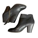 Charlotte Russe  Women's Black High Heel Round Toe Zip Closure Ankle Boots Size 9 Photo 1