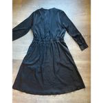 Alfani (NWT) Satin Long Sleeves V-neck Dress Size L Photo 11