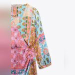 ZARA PATCHWORK PRINT DRESS Photo 4