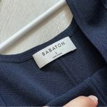 Babaton  Midi Dress office stretchy womens Navy Blue (large) contemporary classic Photo 1