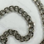 New York & Company Pink Flower Chain Link Belt Silver Tone Large/XL (L/XL) ✨ Photo 8