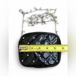 White House | Black Market  women’s Black Quilted Crossbody Bag with Pearl Accents Photo 6