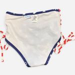 California Waves Blue and White Bikini with Star Pattern Photo 3