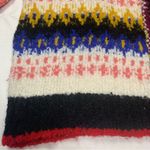 Free People womens large best day ever sweater pullover alpaca multicolor pink Photo 5