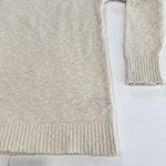 LL Bean Cream Midweight Cotton Slub Rollneck Pullover Sweater Size XL Photo 7