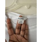 Monki Womens Cropped Graphic T-Shirt"Stronger Together" Size M White Boxy 90S Y2k Photo 2
