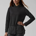 Athleta  Women's Gallery Hoodie Top in Black Size Medium Photo 0