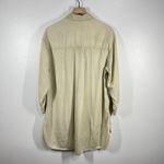 ZARA  Shirt Dress Tunic Top‎ Long Sleeve Button Down  Beige Size Small Flowy Photo 1