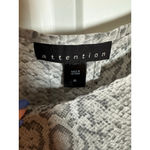 Attention  Gray & Black Snake Print Tank Top XL Photo 2