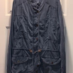 Hinge  Slate Blue Utility Anorak Jacket Photo 0