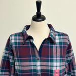 Eddie Bauer Plaid Flannel Snap Button Fleece Lined Shirt Jacket Shacket XXL NWT Photo 1