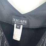 XScape  Vintage Black & Sparkles Striped Tank Top Blouse Photo 5
