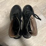 Stuart Weitzman Nisha Black Croc-Embossed Leather Ankle Boots, Size 7 (EU 37.5) Photo 11