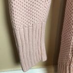 Duluth Trading Co Women’s Chunky Knit Mock Neck Pink Hi Photo 3