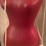 H&M faux patten leather clutch bag with fringe tassel (light pink/nude) Photo 2