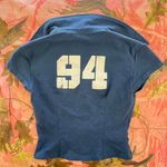 Princess Polly collared ringer zip up crop top Photo 1