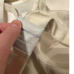 Nike  Sports Bra Size Medium White Racerback Padded Active Dri-FIT Photo 3