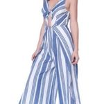 Anthropologie Coco + Jaimeson Cotton Linen Jumpsuit Cutout Romper Wide Leg Photo 4